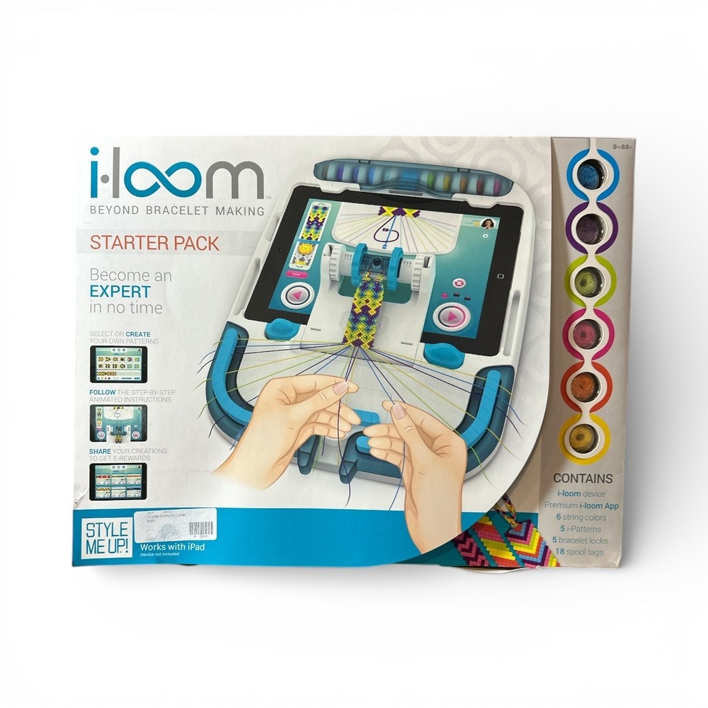 i-loom Style Me Up Friendship Bracelet Making Starter Kit Crafts IPad NEW Sealed